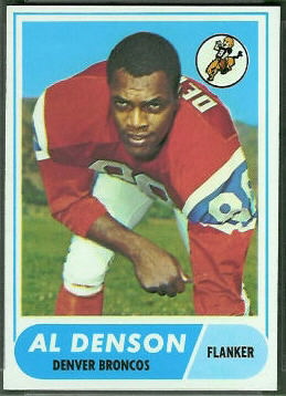 Al Denson 1968 Topps football card