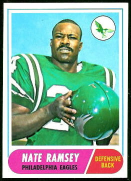 Nate Ramsey 1968 Topps football card