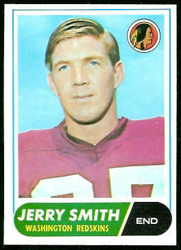 Jerry Smith 1968 Topps football card