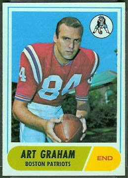 Art Graham 1968 Topps football card