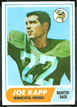 Joe Kapp 1968 Topps football card