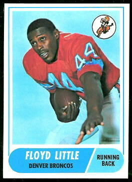 Floyd Little 1968 Topps football card