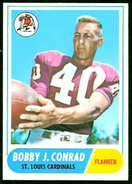 Bobby Joe Conrad 1968 Topps football card