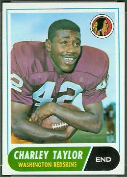 Charley Taylor 1968 Topps football card