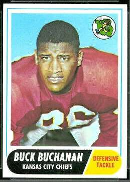 Buck Buchanan 1968 Topps football card