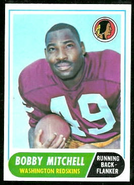 Bobby Mitchell 1968 Topps football card