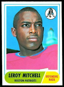 Leroy Mitchell 1968 Topps football card