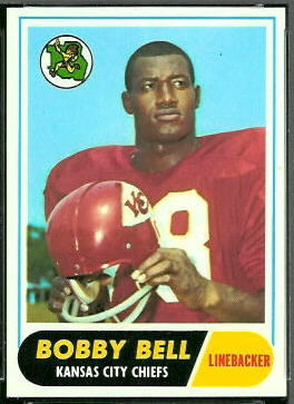 Bobby Bell 1968 Topps football card Bobby Bell 1968 Topps football card