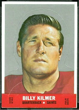 Bill Kilmer 1968 Topps Stand Up football card