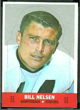 Bill Nelsen 1968 Topps Stand Up football card