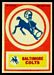 1968 Topps Test Team Patches Baltimore Colts