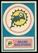 1968 Topps Test Team Patches Miami Dolphins
