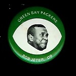 Bob Jeter 1969 Drenks Packers Pins football card