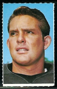 Bob Berry 1969 Glendale Stamps football card