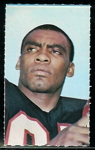 Claude Humphrey 1969 Glendale Stamps football card