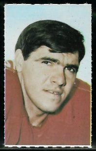 Pete Duranko 1969 Glendale Stamps football card