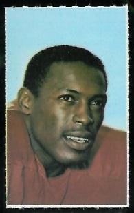Floyd Little 1969 Glendale Stamps football card Floyd Little 1969 Glendale Stamps football card
