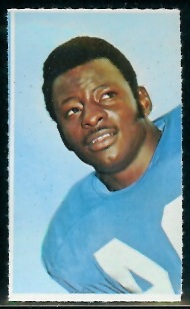 Mel Farr 1969 Glendale Stamps football card