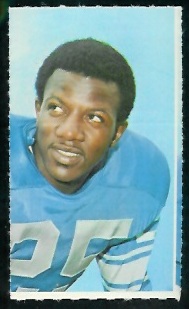 Earl McCullouch 1969 Glendale Stamps football card