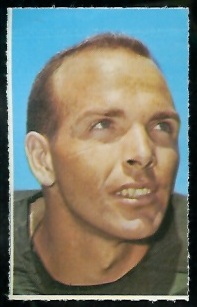 Carroll Dale 1969 Glendale Stamps football card Carroll Dale 1969 Glendale Stamps football card