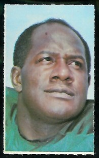 Willie Davis 1969 Glendale Stamps football card Willie Davis 1969 Glendale Stamps football card
