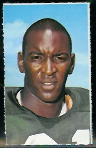 Marv Fleming 1969 Glendale Stamps football card