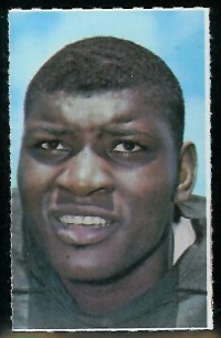 Dave Robinson 1969 Glendale Stamps football card Dave Robinson 1969 Glendale Stamps football card