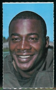 Willie Wood 1969 Glendale Stamps football card