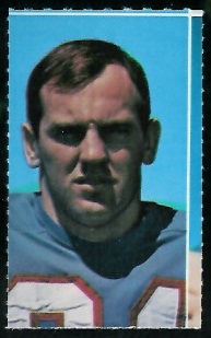 Jim Beirne 1969 Glendale Stamps football card