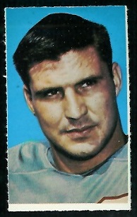 Hoyle Granger 1969 Glendale Stamps football card Hoyle Granger 1969 Glendale Stamps football card
