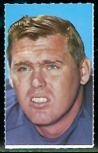 Dennis Gaubatz 1969 Glendale Stamps football card
