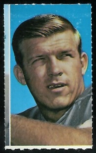 Don Trull 1969 Glendale Stamps football card