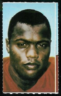 Aaron Brown 1969 Glendale Stamps football card