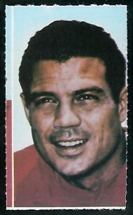 Johnny Robinson 1969 Glendale Stamps football card