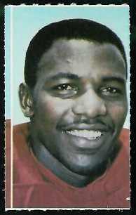 Otis Taylor 1969 Glendale Stamps football card