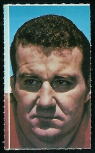 Jim Tyrer 1969 Glendale Stamps football card