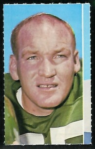 Maxie Baughan 1969 Glendale Stamps football card
