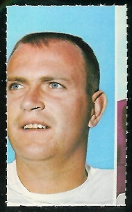 Bruce Gossett 1969 Glendale Stamps football card