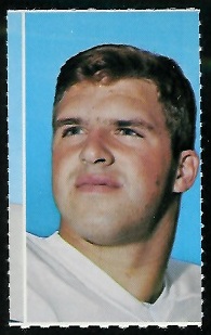 Tom Mack 1969 Glendale Stamps football card