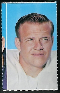 Ed Meador 1969 Glendale Stamps football card