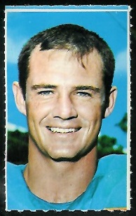 Jack Clancy 1969 Glendale Stamps football card