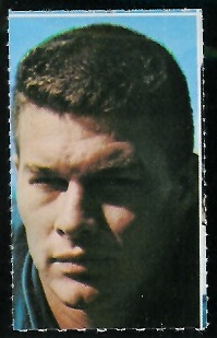 Norm Evans 1969 Glendale Stamps football card