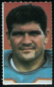 Bill Neighbors 1969 Glendale Stamps football card Bill Neighbors 1969 Glendale Stamps football card
