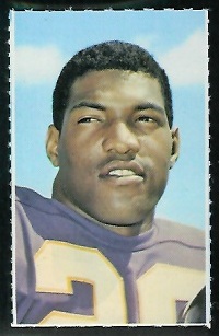 Clint Jones 1969 Glendale Stamps football card