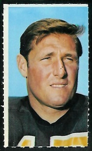 Bill Kilmer 1969 Glendale Stamps football card
