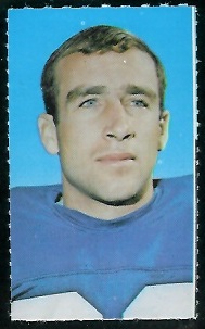 Scott Eaton 1969 Glendale Stamps football card