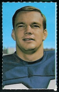 Tucker Frederickson 1969 Glendale Stamps football card
