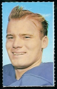 Pete Gogolak 1969 Glendale Stamps football card Pete Gogolak 1969 Glendale Stamps football card