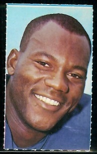 Willie Richardson 1969 Glendale Stamps football card