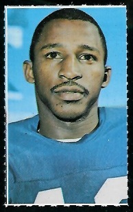 Spider Lockhart 1969 Glendale Stamps football card